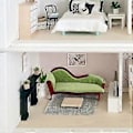 Miniatyrbillede 3 af 3: Dukkehus Møbler Miniature Lounge Sofa Model Lege Møbler Legetøj