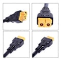 Pikkukuva 4 / 5: XT60 - DC5.5x2.1mm/DC5.5x2.5mm latauskaapeli aurinkopaneelille ja FPV-näytöille, virtajohto (Plug and Play) 5.5x2.5mm female