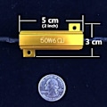 Miniatyrbild 3 av 4: 4 st Aaron 50W 6ohm Lastmotstånd - Åtgärda Snabb Blinkning av LED-lampor