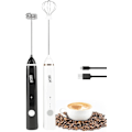 Miniatyrbillede 2 af 5: DELM Elektrisk Mælkeskummer, Kaffeskummer, Genopladelig, Drikkeblander, Håndskummer, Blender, Køkkenhjælper, Håndblender, Elektrisk Blender.