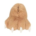 Pikkukuva 5 / 5: 2 kpl Karhuntassut Tossut Naisille Eläinten Tassut Pehmotossut Söpöt Liukumattomat Sarjakuva Sisätossut Lämpimät Kotitossut Makuuhuoneeseen (Camel) Camel