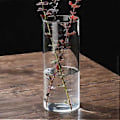 Miniatyrbild 2 av 3: Klar Glasvas Blomvas Minimalistisk Glasvas Cylinderformad Blomvas för Bröllop Vardagsrum Dekorativ Gåva 10x25cm