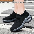 Miniatyrbild 2 av 5: Dam Walking Shoes Supermjuka Höjdökande Rese- och Utomhusskor..