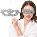 Miniatyrbilde 1 av 5: Maske. Grå blondemaske.