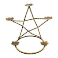 Miniatyrbilde 1 av 5: Metall Display Stativ Krystallkule Stativ Tennis Krystall Display Klinkekuler for Steinsamlinger (Antikk Gull) Antique Gold