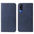 Pikkukuva 2 / 5: Nahkakotelo vivo Y51 2020 (Intia) / Y31 2021 -puhelimelle Blue