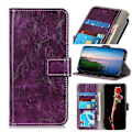 Pikkukuva 1 / 4: OnePlus 8T Retro Crazy Horse -kuvioinen nahkakotelo Purple