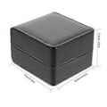 Miniatyrbild 4 av 4: Resefodral för Armbandsur Klockdisplaybox PU Läder Klockbox Förvaringsorganisatör
