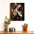 Pikkukuva 5 / 5: 30x40cm Timanttimaalaus 5D Timanttimaalaus Tuuletin Geisha Nainen DIY