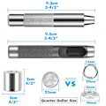 Pikkukuva 2 / 5: Grommet-työkalusarja, 10 mm sisähalkaisija, 120 sarjaa suuttimia pressuille, Curt