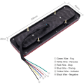 Pikkukuva 3 / 3: 2 kpl 36LED LED-perävaunun valot, 12V LED-takavalot kuorma-auton takavalot
