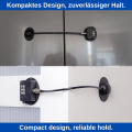 Miniatyrbilde 3 av 5: Svart tallkombinasjonslås for skap, skap, kjøleskap