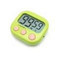 Miniatyrbillede 1 af 5: Stopur, Elektronisk digital køkkentimer med magnetisk bagside og stativ-alarm, minut-sekund-tælling op/nedtælling, stort LCD-display, 1 stk. grøn（Batterier ikke inkluderet）