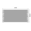 Miniatyrbild 3 av 4: Bohemian Throw Blanket Luftkonditionering Tupplursfilt Tjock Soffa Bl