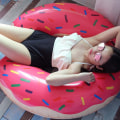 Miniatyrbilde 2 av 5: Badering, 1 stk. PVC Oppblåsbar Ring, Donut-formet Flyteelement
