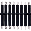 Miniatyrbilde 1 av 5: 8 Pakk Sengestrammer, Justerbare Strammearklips, H