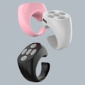 Miniatyrbillede 2 af 6: Fingertip trådløs Bluetooth fjernbetjening multifunktionel bærbar intelligent sideomvending enhed, der bruges til at se pink videoer