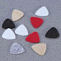 Miniatyrbild 3 av 3: 10 st Blandade Färger Filtplektrum Gitarrplektrum Plectrums för Ukulele