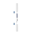 Miniatyrbilde 1 av 5: 1PC Airpods rengjøringssett, bærbar Airpods rengjøringsdings, 3 i 1