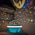 Miniatyrbilde 4 av 5: Stjernehimmel-projektor, LED-projektor for nattlys for barn, 7 farger fargerik romantisk stjernehimmel-prosjektorlampe for barn, belysning, bursdagsgave