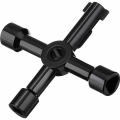 Miniatyrbilde 1 av 5: 4-veis skiftenøkkel, 4 i 1 radiatornøkkel, multifunksjonell sinklegering R