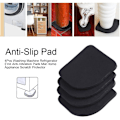 Miniatyrbillede 5 af 5: 4 stk Møbelmåtter Anti-Vibration Gummi Universal Lydløs Non-Slip