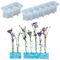 Miniatyrbillede 2 af 5: Blomsterbase i flere størrelser, robust silikoneform sæt, bærbart tilbehør til håndværksartikler, lysfremstilling, gipsarbejde 5 holes