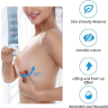 Miniatyrbild 3 av 4: L Självhäftande BH Nippelskydd Återanvändbar Push up BH Invis