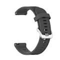 Miniatyrbillede 1 af 4: Silicone Udskiftningsrem til Garmin Forerunner 245 645 Music Dark gray