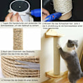 Miniatyrbilde 3 av 5: Kattestre Rop, Katt Sisal Rop, Sterk og Slitesterk for Kløing