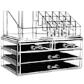 Miniatyrbillede 3 af 5: Sort kosmetik- og smykkeskrin 23,5 * 14,5 * 18,5 cm, med