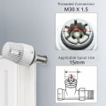 Miniatyrbillede 4 af 5: 3 stk. termostathoved M30 x 1,5 udskiftningshoved