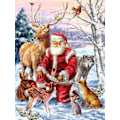Miniatyrbillede 1 af 5: 30*40cm 5D Diamantmaleri Jul, DIY Diamantbroderi Cros