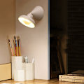 Miniatyrbild 5 av 5: Dubbelinduktion infraröd rörelsesensor LED-nattlampa – infraröd magnetlampa – vägglampa för skåp, trappa, USB uppladdningsbar (1 st varmvit)