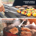Miniatyrbillede 3 af 5: 20 stk. grillredskaber i rustfrit stål, komplet bærbart grillredskabssæt