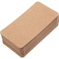 Miniatyrbillede 1 af 3: 100 stk. Kraft Papir Øreringe Kort Holder Simple Øreringe Display Kort til Ørestikker Øreringe Brun