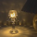 Miniatyrbilde 3 av 5: Krystallbordlampe, krystalldiamantbordlampe