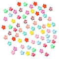 Miniatyrbillede 4 af 4: 100 stk. Blomster Hårklemmer Baby Piger Små Hårkløer Candy Farve Hårgreb