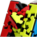 Miniatyrbilde 4 av 5: Gear Cube 3x3 Puslespill Kungfu Cube 3D Puslespill 3x3x3 Cube Puslespill Smoo