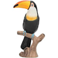 Miniatyrbillede 1 af 5: Fuglemodel Legetøj Simulation Tukan Legetøj Samleobjekt Dukke Miniature Dyr Figur Wild Bird Plast Hjem Ornamenter Dekorativt Tilbehør