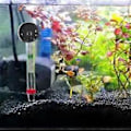 Miniatyrbillede 4 af 5: Internt Akvarium Letlæseligt Sugekop Termometer Stick Akvarium Termometer Termograf Nøjagtigt Termometer Hvid White