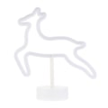 Miniatyrbillede 1 af 4: 1 stk. Jule LED Elg Lille Natlampe Skrivebordslys Dekor (Varm Hvid)