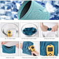 Miniatyrbillede 2 af 5: (Sø Blå, Medium) Hund Instant Cooling Bandana, Åndbar Blød