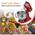 Miniatyrbilde 2 av 5: Deigkrok i rustfritt stål til KitchenAid 4,5-5 kvart