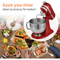 Miniatyrbillede 2 af 5: Rustfrit dej-krog i rustfrit stål til KitchenAid 4,5-5 kvart