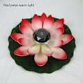 Miniatyrbillede 5 af 5: Flydende Lotus Solcellelys Solcelle Lotusblomst LED Solcellelampe 288c