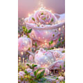 Pikkukuva 1 / 5: 30x40cm 5D DIY timanttimaalaus täydellinen, Fleur de Fantaisie#D, DIY Dia