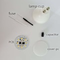 Pikkukuva 5 / 5: 1/10 kpl Gu10 led polttimot 220v kohdevalolamppu energiaa säästävä valkoinen alasvalo 10PCS