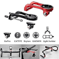Miniatyrbillede 3 af 5: Cykel Front Bar Extension Bracket Bracket Bike Mtb Bike Stand Adapter Bracket til kamera Garmin Edge Gps Gopro Light Red Red