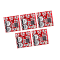 Miniatyrbillede 2 af 10: 5-delt elektretmikrofonforstærkermodul med justerbar forstærkning LM386 20-200x DC4V-12V